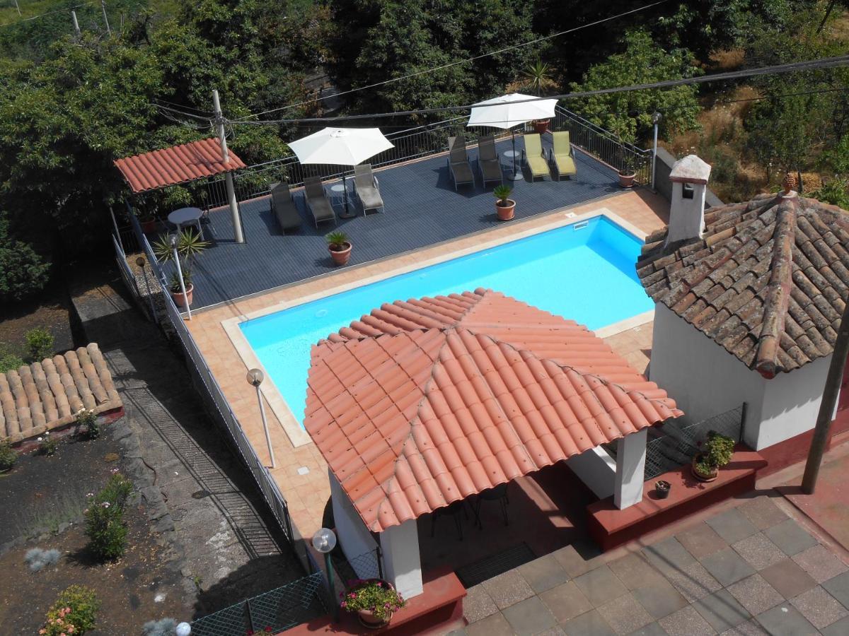 Al Villino Sunshine In Villa Con Piscina Ed Idromassaggio SantʼAlfio Kültér fotó