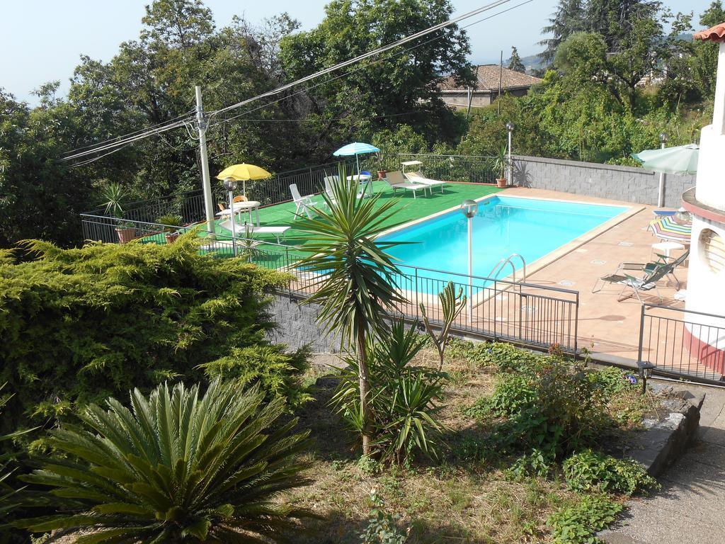 Al Villino Sunshine In Villa Con Piscina Ed Idromassaggio SantʼAlfio Kültér fotó