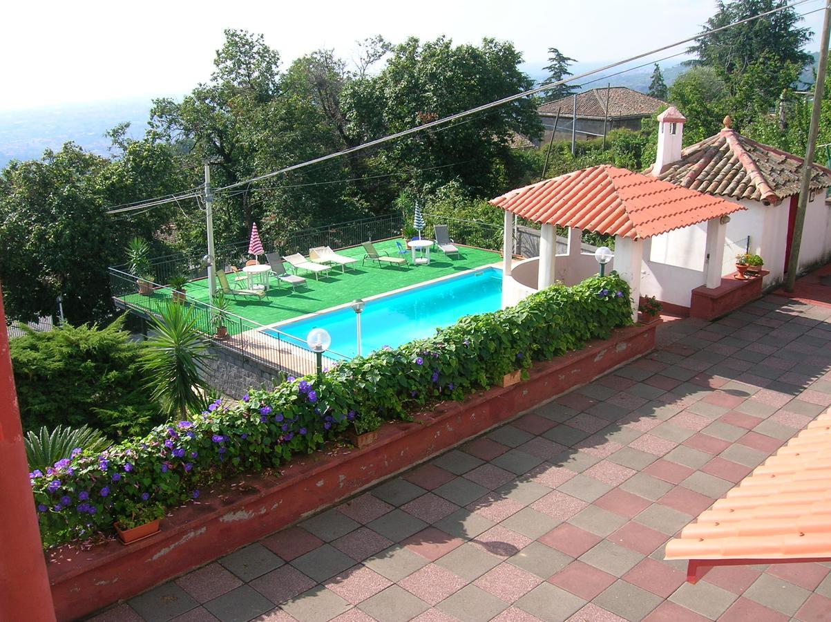 Al Villino Sunshine In Villa Con Piscina Ed Idromassaggio SantʼAlfio Kültér fotó